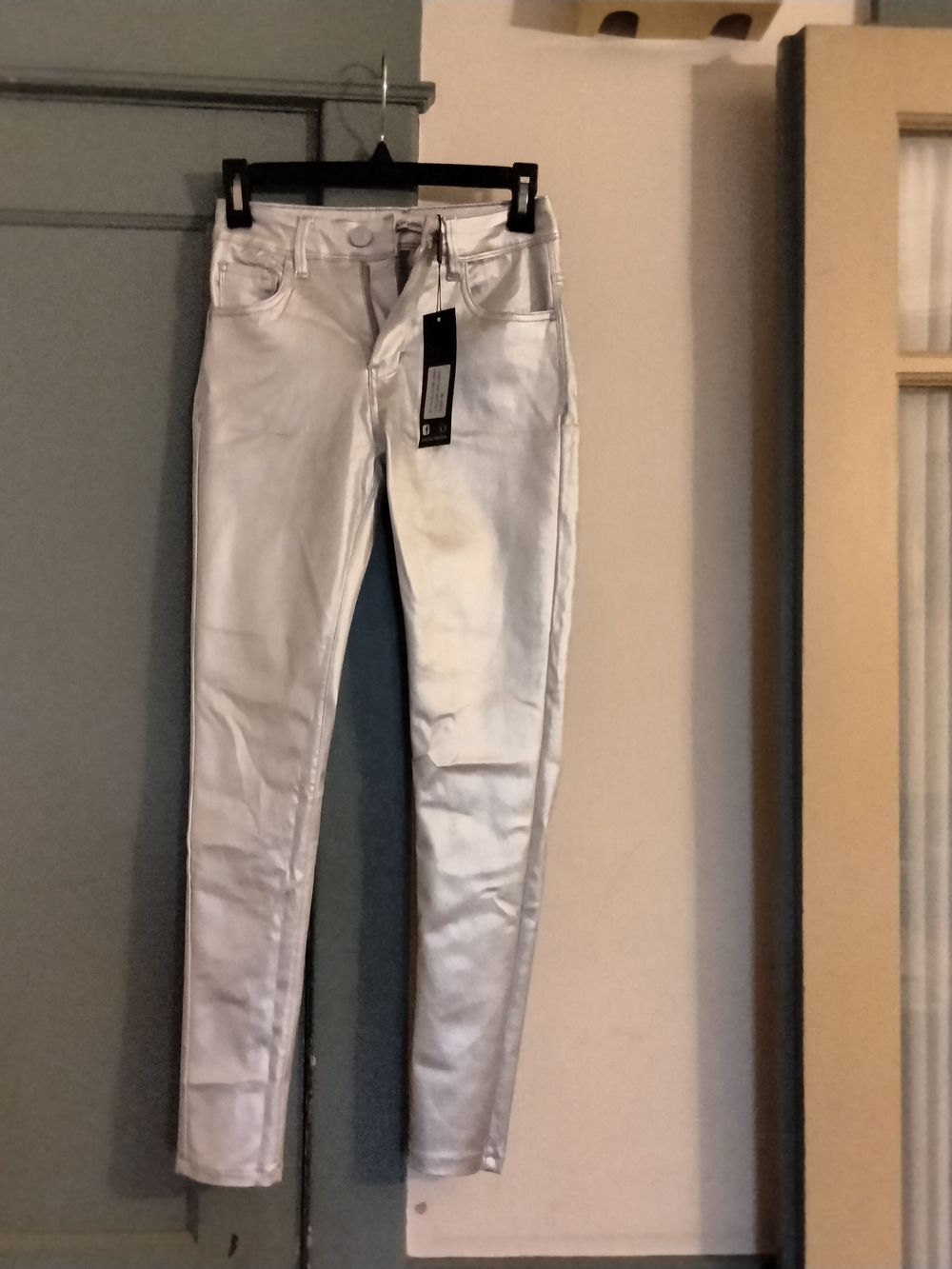 Silver Women’s Skinny Jeans